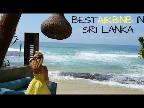 BEST AIRBNB IN SRI LANKA // Beautiful Dalawella Beach