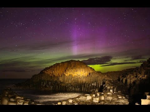THE AMAZING NORTHERN LIGHTS (AURORA) OVER IRELAND)